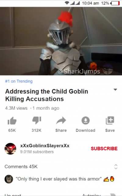He never felt sorry for it