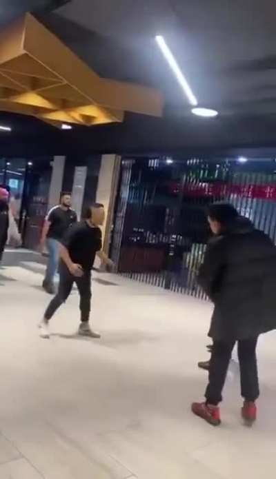 Extreme Graphic video of stabbing during a brawl. QLD, Australia