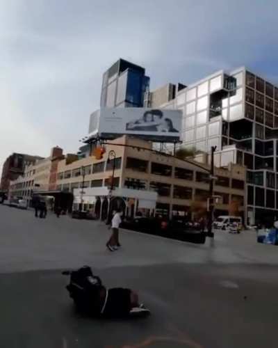 Cyclist Runs Red Light, Gets Hit By Vehicle