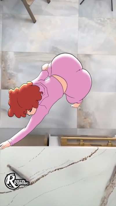 Ice Spice twerking in animation. By Justin Richburg.