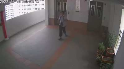 boy brought a comm cat up to the 22nd storey at Blk 186 Boon Lay avenue and threw it down.