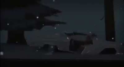 Blursed car ride