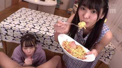 Threesome in Japan