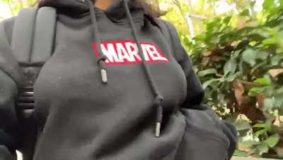 They don't seem that big with the hoodie On [drop]
