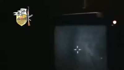 Syrian rebels shoot down government helicopter with 9K33 Osa SAM, Syria (2013)