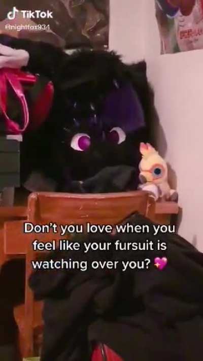 The personification of my empty fur suit gives me comfort 🤗wholesome