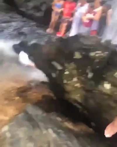 Down by the waterfall