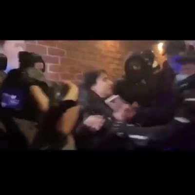 [Justice] Anti-police protestor spits into cop's face during a pandemic, is surprised she's immediately arrested