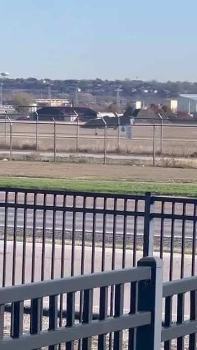 F-35B crash and 0-0 ejection at Fort Worth today