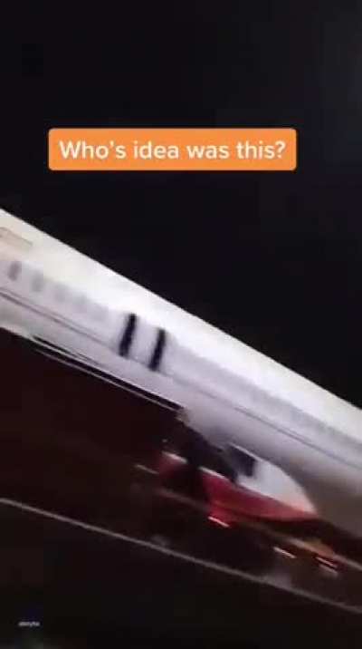 It’s too big to fit under a bridge