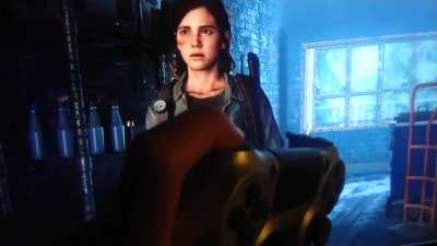 I just realised that pressing the sprint/dodge button (default L1) while standing still toggles Ellie's rage.