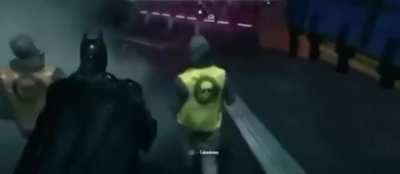 He indeed saw Batman