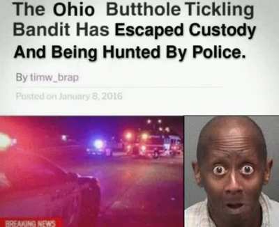 HES ON THE LOOSE