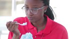 Someone made a reverse video of people eating food at Summerfest.