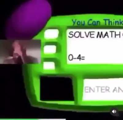 How is that wrong I mean if you take 4 from nothing you still have nothing
