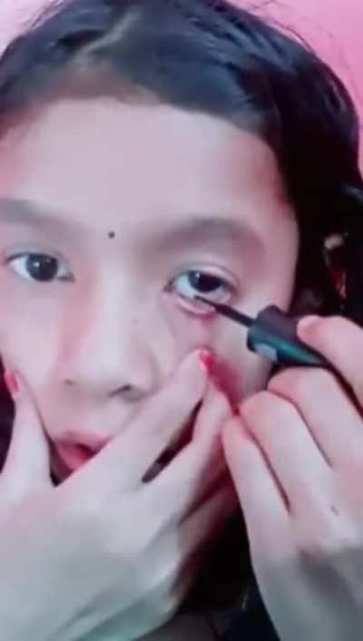Good makeup..