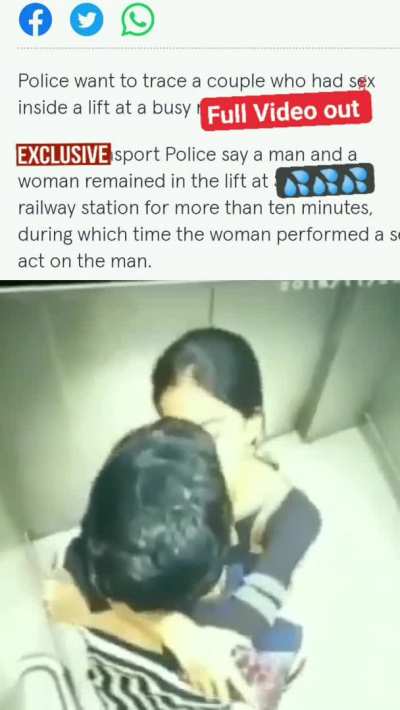 Extremely H0rny Couple in Lift🥵 Don't Miss😍<wbr>🔥[Lin<wbr>k in Comments 📩]