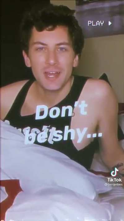 Don't be shy