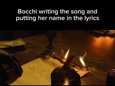 Bocchi a lyricist genius