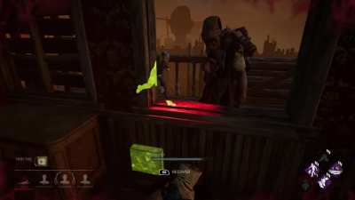 No thank you to this killer who decided to block me in this room until I bled out