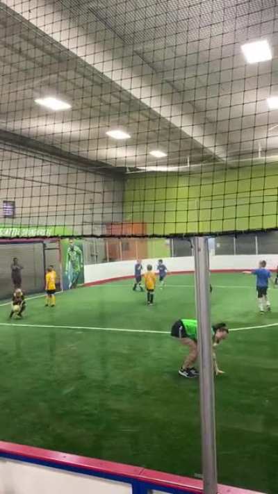 Goooooaaaaooooouuucccchhh! Really kicked the ball(s) hard on that one, ball-net-balls, objects are more painful than they appear, perhaps find a comfy place to sit in the stands next time. Great win team! Puns encouraged please!