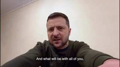 President Zelensky: 