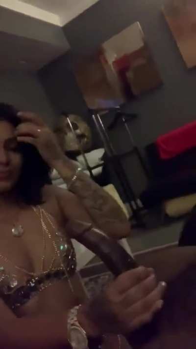 Damn she a demon
