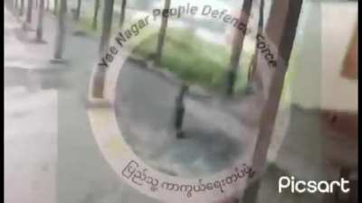 [Myan<wbr>mar/B<wbr>urma] Rebels ambush 5 junta troops in Myinmu and attack positions in Monywa Townships, Sagaing Region (music from source; August 14th and 20th).