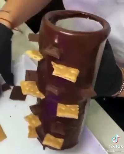 Yay now i can eat my s’more while drinking my milkshake but i cant access the straw. grrr