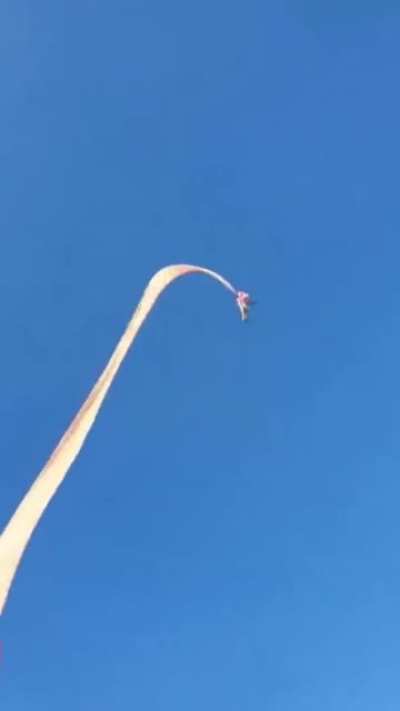 Flying a kite