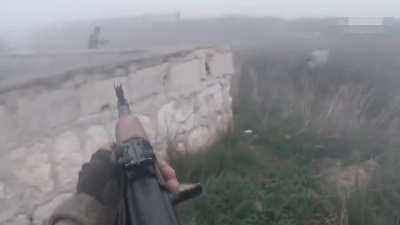 Tahrir al Sham militants ambush an SAA outpost, Dec 18 2022, 4 confirmed kills (NSFW)