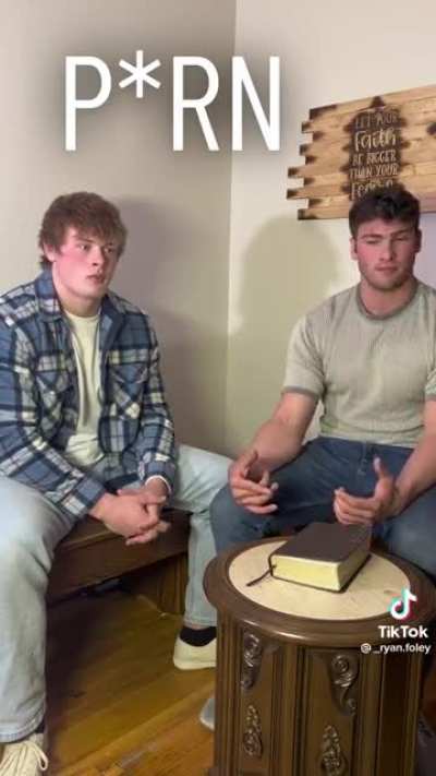 2 minutes of solid cringe: unintentionally hilarous rEaL tAlK with two Christian bros
