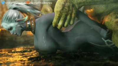 Elf creampied by an orc (Plea<wbr>sethi<wbr>swork<wbr>s) [Hit2]
