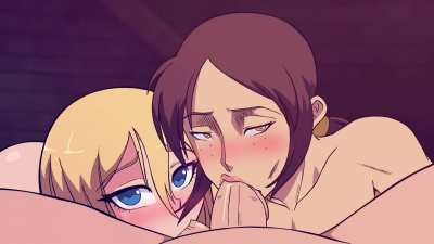 Ymir and Historia share some meat
