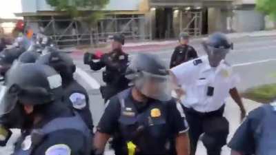 Protesters clash with police