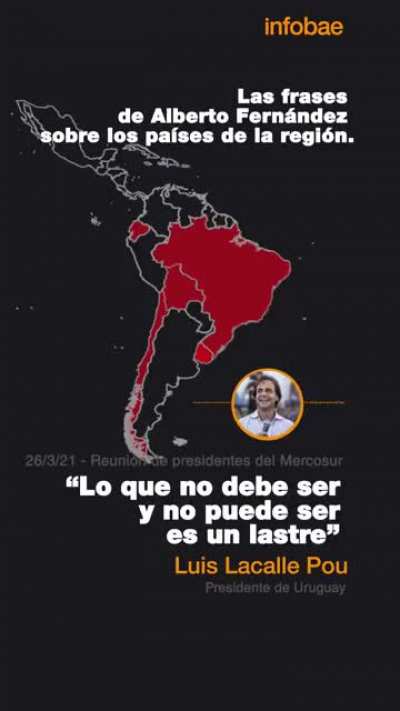 Las frases de Alberto Fernández sobre los países de la región que generaron tensión diplomática infobae.com