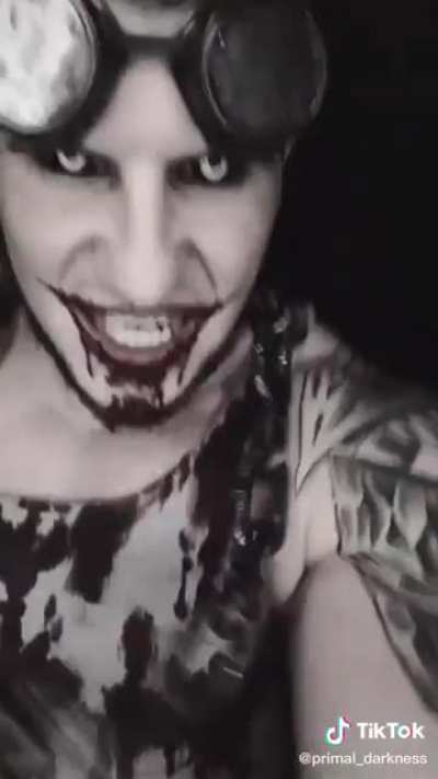 We don’t get enough Primal on this sub. Cringe in every sense of the word. EVERY video is the same damn thing and the same damn costume