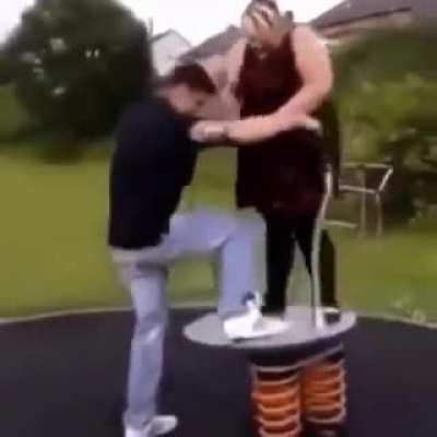The human slingshot