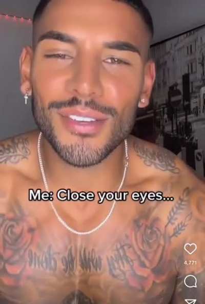 I know this is hard to watch but look at the filter buggin on his lips… why even use one?!