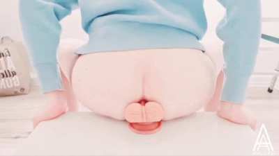 Big Dildo Deep In My Ass