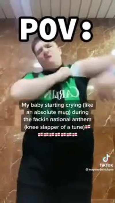 no talkin during the anthem you mug