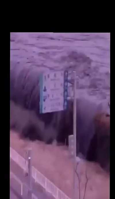 Start of Tsunami, Japan March 11, 2011