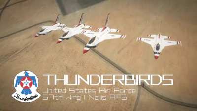Ace Combat Style USAF Thunderbirds Squadron Intro