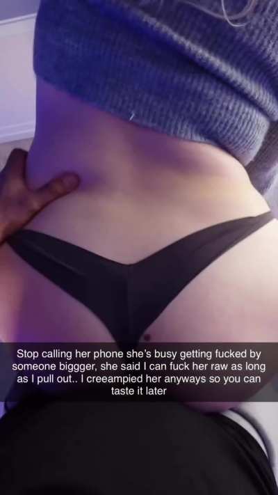 We got into an argument so I went and fucked her sister who’s in a relationship