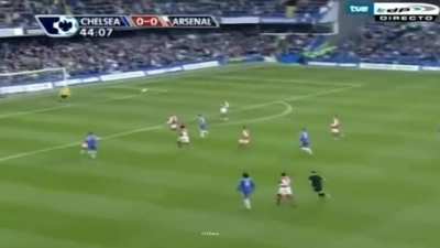 Didier Drogba's utterly dominant performance against arsenal in March 2008. Simply unplayable.