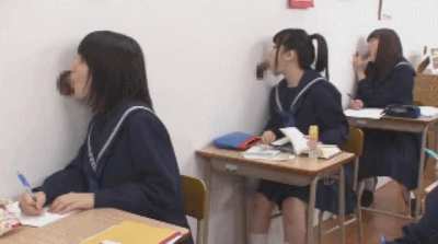 Studying hard