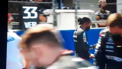Cameraman falls.