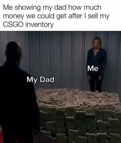 Me showing my dad..