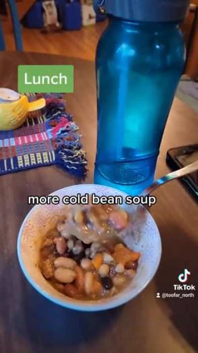 Realistic what I eat in a day trend.