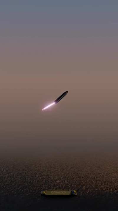 Tried to make a realistic simulation of Starship coming back from its first orbital test flight based on everything we have learned about it so far
